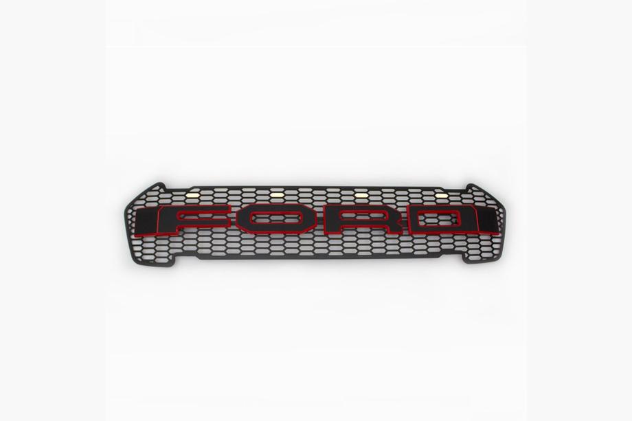 Ford Ranger 2011-2022 рр. Передня решітка з LED V2 Помаранчева Фото 7