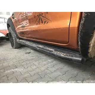 Бокові пороги Amazon Black (2 шт., чорні) Ford Ranger 2011-2022 рр. фото 4