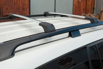 BMW 5 серія E60/E61 2003-2010 рр. Перемички на рейлінги без ключа Flybar (2 шт) фото 2