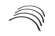 Audi A4 B7 2004-2008 рр. Накладки на арки (4 шт, чорні, ABS-пластик) фото 2