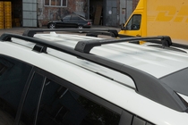 Nissan Patrol Y61 1997-2011 рр. Перемички на рейлінги без ключа (2 шт) фото 11