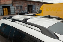 Renault Koleos 2008-2016 рр. Перемички на рейлінги без ключа Flybar V1 (2 шт) фото 1