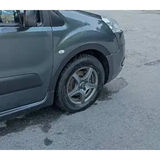 Накладки на арки (4 шт, чорні) Citroen Berlingo 2008-2018 рр. фото 4