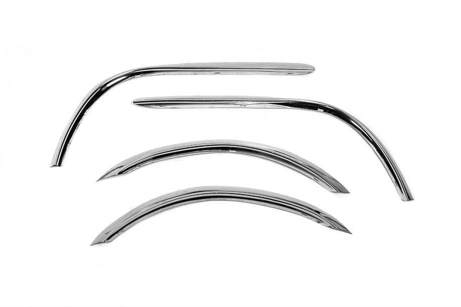 Daewoo Nexia 1995-2016 рр. Накладки на арки (4 шт, нерж) Image