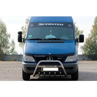 Кенгурятник WT004 (нерж.) Mercedes Sprinter W901/902/903/904/905 1995-2006 рр. фото 1