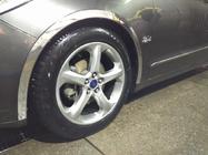 Ford Mondeo 2014-2022 рр. Накладки на арки (4 шт, нерж) фото 13