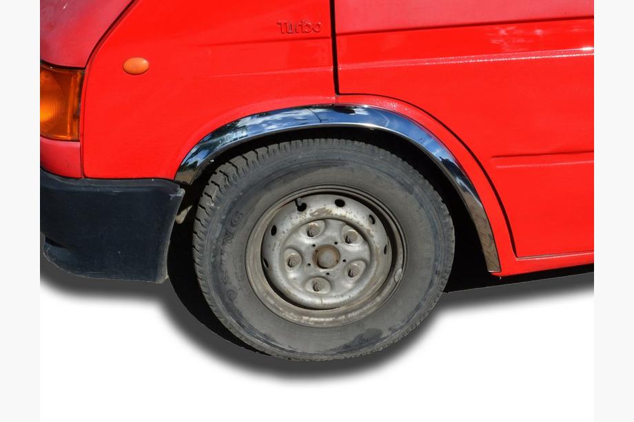 Ford Transit 1991-2000 рр. Накладки на арки (4 шт, нерж) Фото 4