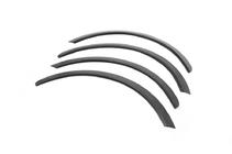 Hyundai Getz 2002- рр. Накладки на арки ABS (4шт, 5D, чорні) фото 6