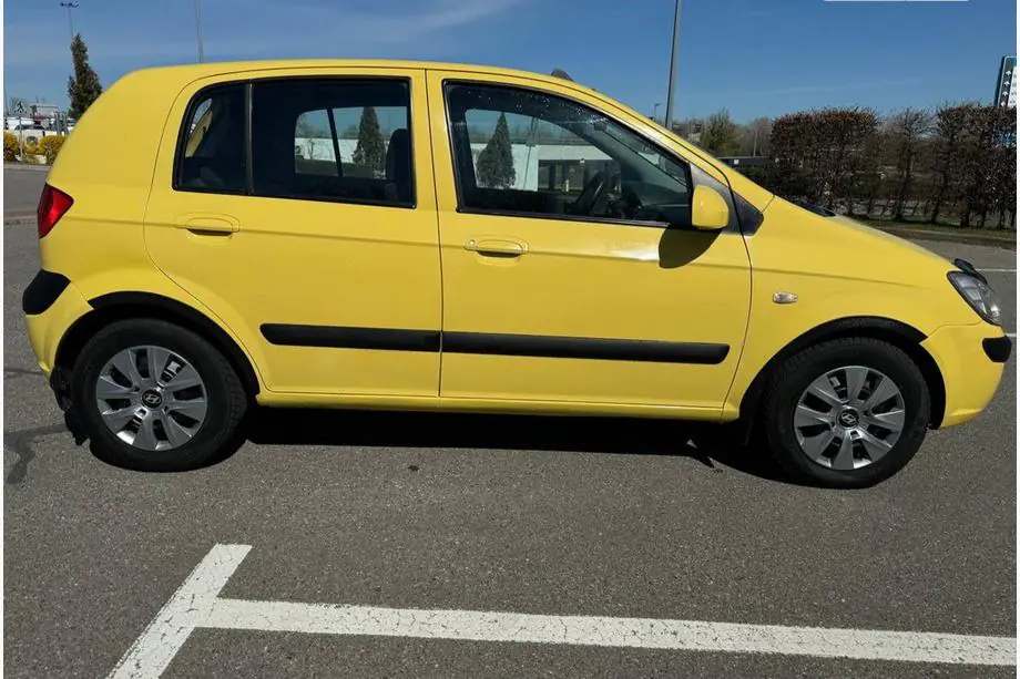 Hyundai Getz 2002- рр. Накладки на арки ABS (4шт, 5D, чорні)
