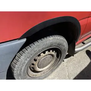 Накладки на арки (4 шт, чорні) Mercedes Vito W638 1996-2003 рр. фото 3