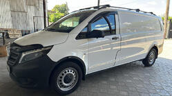 Mercedes Vito/V-class W447 2014- рр. Накладки на арки (4 шт, чорні) фото 6