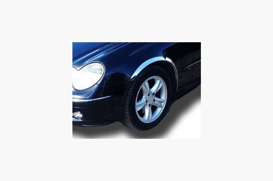 Mercedes CLK W208 1997-2002 рр. Накладки на арки (4 шт, нерж) Фото 9