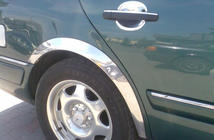Mercedes E-сlass W210 1995-2002 рр. Накладки на арки (4 шт, нерж) фото 3