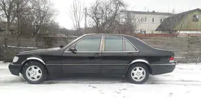 Mercedes S-сlass W140 1991-1998 рр. Накладки на арки (Short/Long, 4 шт, нерж) фото 2