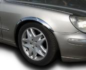 Mercedes S-сlass W220 1998-2005 рр. Накладки на арки (4 шт, нерж) фото 2