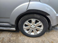 Mitsubishi Outlander 2006-2012 рр. Накладки на арки (4 шт, чорні) фото 4