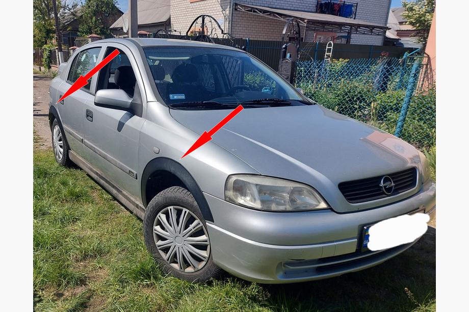 Opel Astra G classic 1998-2012 рр. Накладки на арки (SD/HB) (4 шт, чорні) Фото 3
