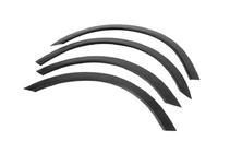 Peugeot 407 2004-2011 рр. Накладки на арки (4 шт, чорні) фото 2