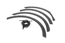 Renault Kangoo 1998-2008 рр. Накладки на арки (4 шт, чорні) фото 7