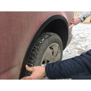 Накладки на арки (6 шт, чорні) фото 4