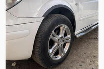 Накладки на арки (4 шт, чорні) фото 1