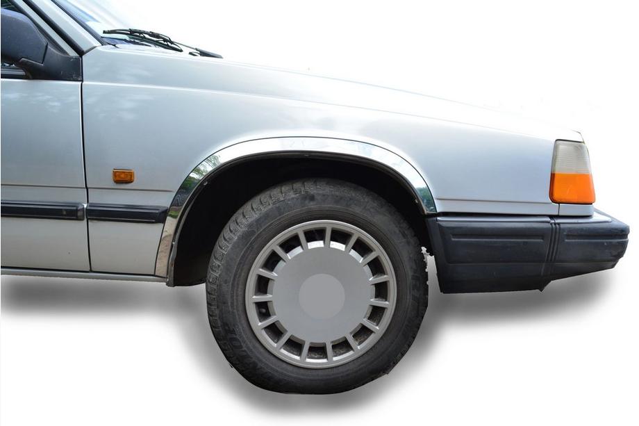 Volvo 940/960 1990-1997 рр. Накладки на арки (4 шт, нерж) Фото 9