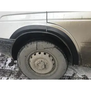 Накладки на арки (6 шт, чорні) фото 4