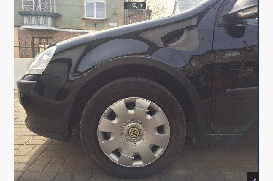 Volkswagen Golf Plus 2004-2014 рр. Накладки на арки (4 шт, чорні) Image