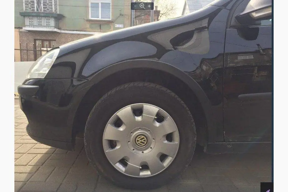 Volkswagen Golf Plus 2004-2014 рр. Накладки на арки (4 шт, чорні)