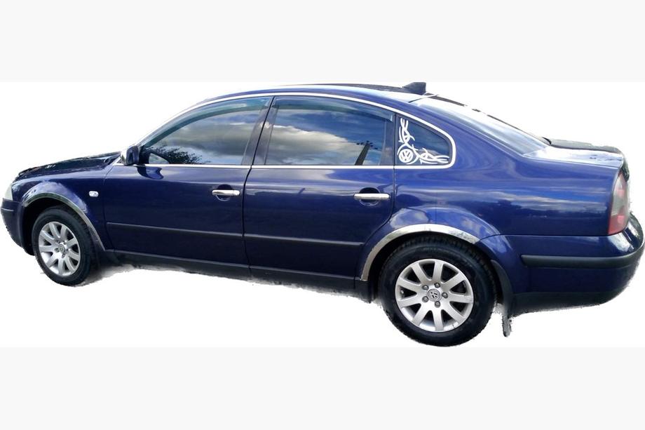 Volkswagen Passat B5 1997-2005 рр. Накладки на арки (4 шт, нерж) Sedan, 1996-2000 Фото 3