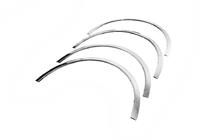 Volkswagen Touran 2003-2010 рр. Накладки на арки (4 шт, нерж) фото 3