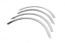 Volkswagen Sharan 1995-2010 рр. Накладки на арки (2001-2010, 4 шт, нерж) фото 3