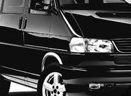 Volkswagen T4 Caravelle/Multivan 1990-2003 рр. Накладки на арки (4 шт, нерж) фото 3