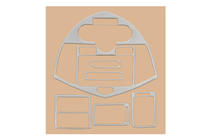 Kia Carens 1999-2012 рр. Накладки на панель (2002-2006) фото 2