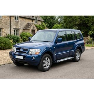 Бокові пороги X5-тип (2 шт., алюм.) Mitsubishi Pajero Wagon III 1999-2006 рр. фото 1