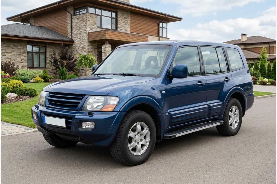Mitsubishi Pajero Wagon III 1999-2006 рр. Бокові пороги Tayga (2 шт., алюміній) Фото 1
