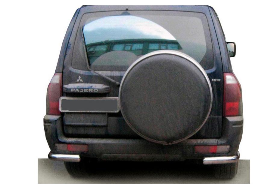 Mitsubishi Pajero Wagon III 1999-2006 рр. Задня дуга AK003 (нерж.) Фото 1