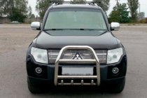Mitsubishi Pajero Wagon III 1999-2006 рр. Кенгурятник QT007 (нерж.) фото 1
