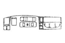 Mitsubishi Pajero Sport 1996-2007 рр. Накладки на панель (2002-2007) фото 6