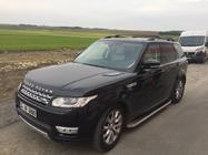 Range Rover Sport 2014-2022 рр. Рейлінги Skyport (Black) фото 10