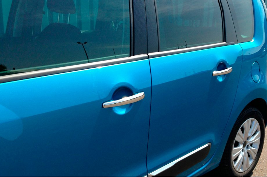 Citroen C-3 2009-2016 рр. Накладки на ручки (4 шт., нерж.) Image