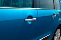 Citroen C-4 2010-2018 рр. Накладки на ручки (4 шт., нерж.) фото 8