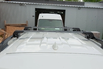 Chery QQ 2003-2022 рр. Перемички на рейлінги без ключа Flybar (2 шт) фото 3