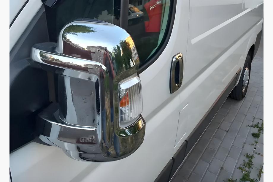 Citroen Jumper 2007-2025 рр. Накладки на дзеркала (2 шт, пласт.) Image
