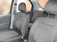 Dacia Logan I 2005-2008 рр. Авточохли (тканинні, Classik) фото 2