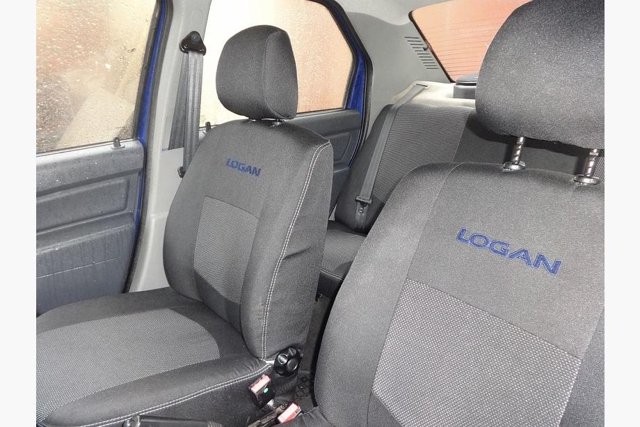 Dacia Logan I 2008-2012 рр. Авточохли (тканинні, Classik) Фото 8