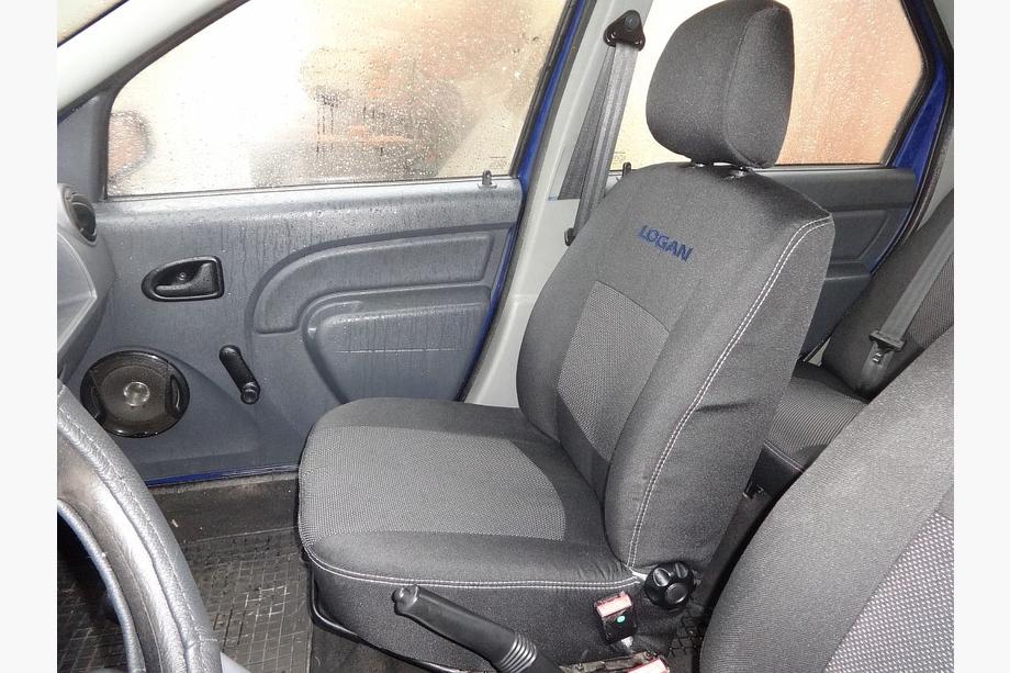 Dacia Logan I 2008-2012 рр. Авточохли (тканинні, Classik) Фото 9