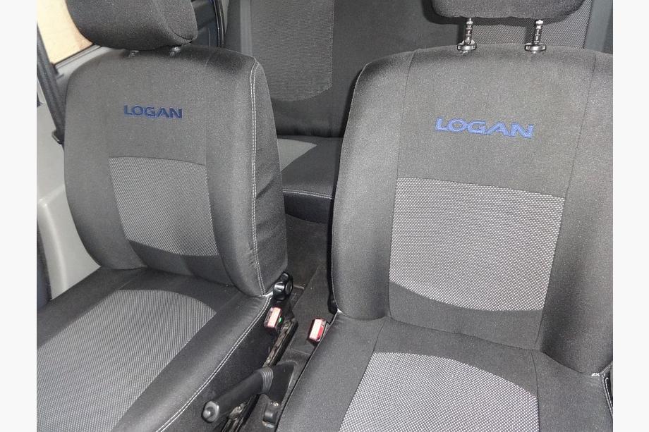 Dacia Logan I 2008-2012 рр. Авточохли (тканинні, Classik) Фото 10