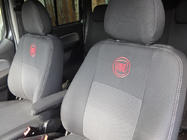 Fiat Doblo I 2005-2010 рр. Авточохли (тканинні, Classik) Тільки передні фото 7