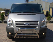 Ford Transit 2000-2014 рр. Кенгурятник WT003 (2006-2014, нерж.) фото 1